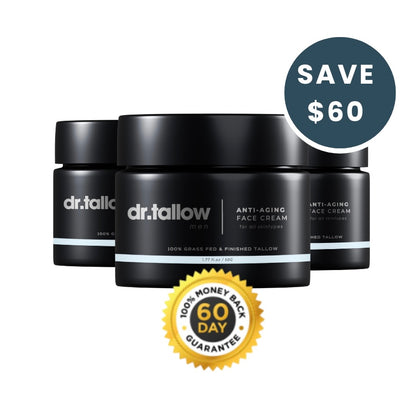 3-PACK | Anti-Aging Tallow Face Cream Men